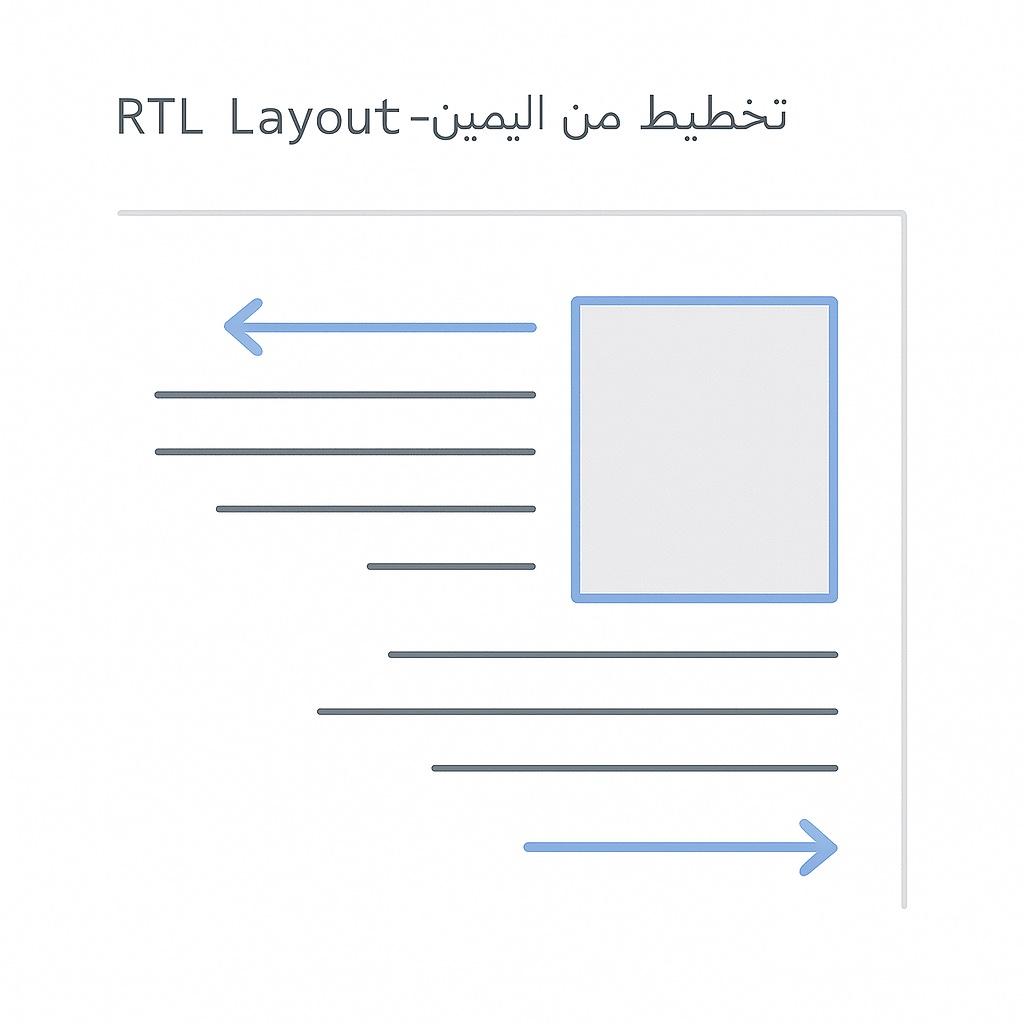 Image floated right in RTL layout